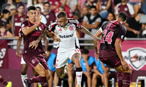 Flamengo perde para o Lanús e sai em desvantagem na Recopa Sul-Americana