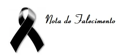 NOTA DE FALECIMENTO