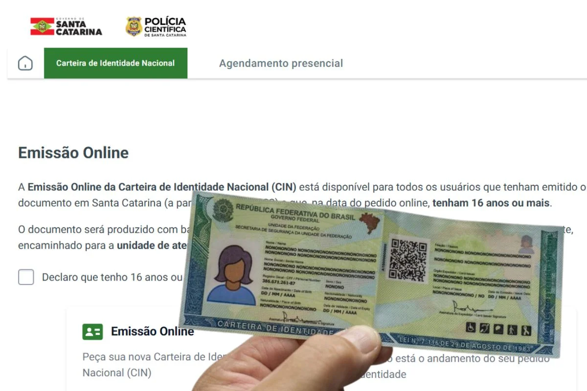 Agendamento da carteira de identidade tem novo site
