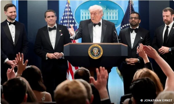 Homem atira durante jantar de Trump com correspondentes em Washington