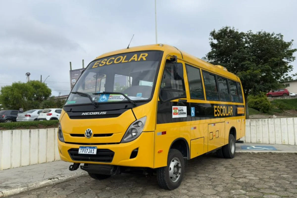 Saiba qual a rota do novo ônibus escolar de Papanduva