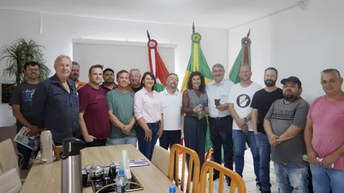 Deputado Antídio Lunelli cumpre agenda em Papanduva