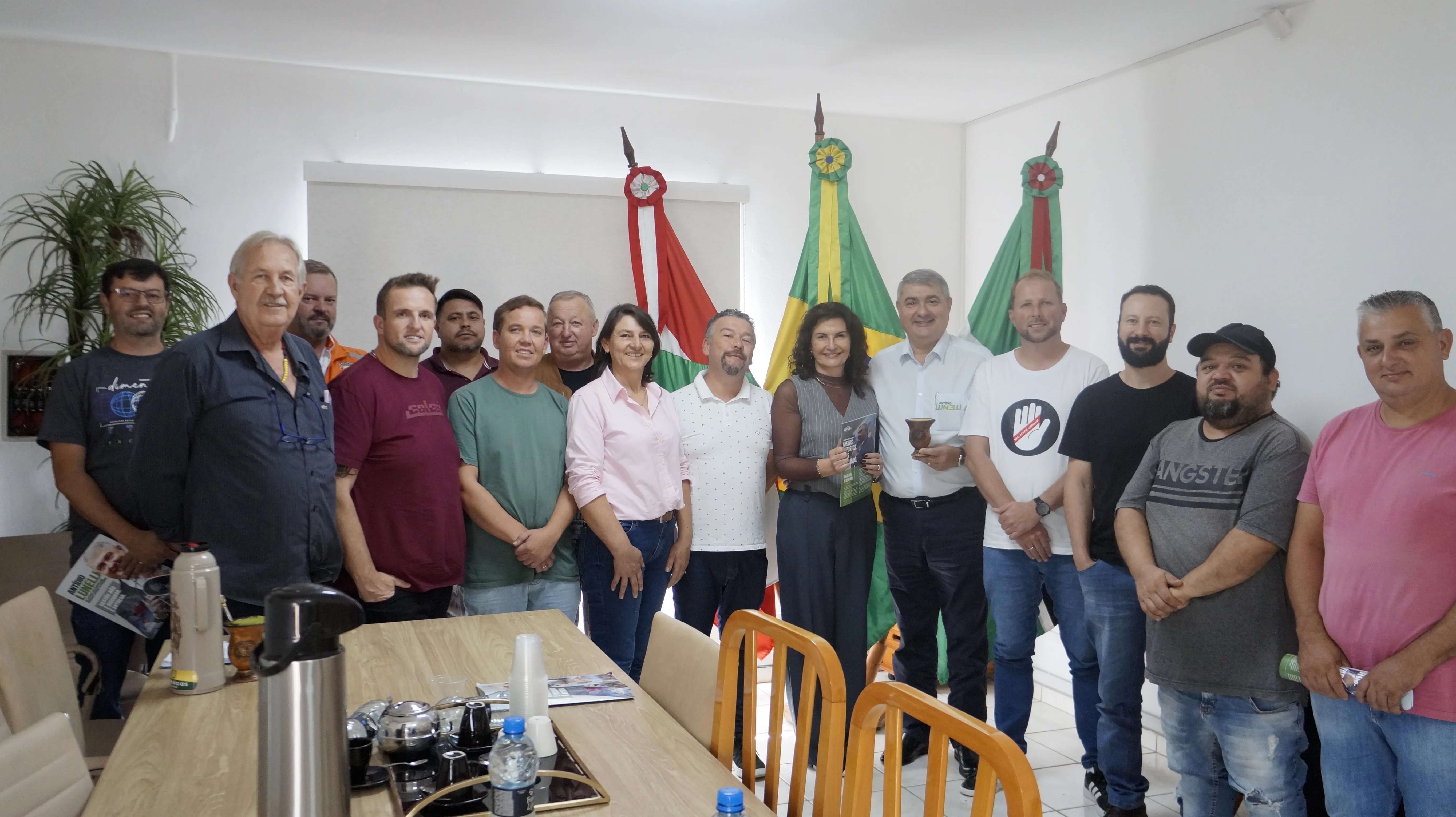 Deputado Antídio Lunelli cumpre agenda em Papanduva