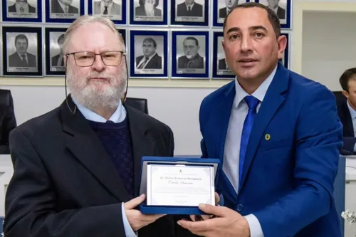 Promotor é Cidadão Honorário de município da região