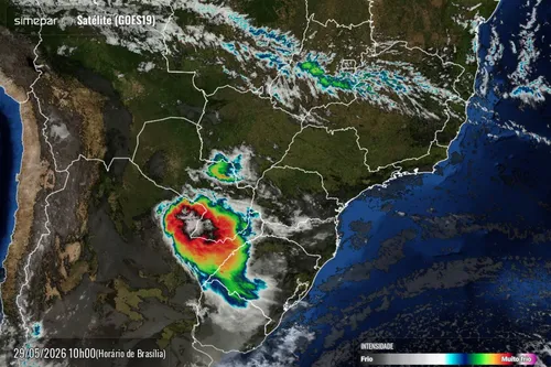Como fica o tempo em Papanduva na virada do mês