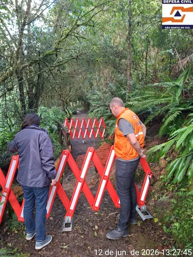 Trilha do Ecoparque SAMAE é interditada temporariamente por risco de deslizamentos