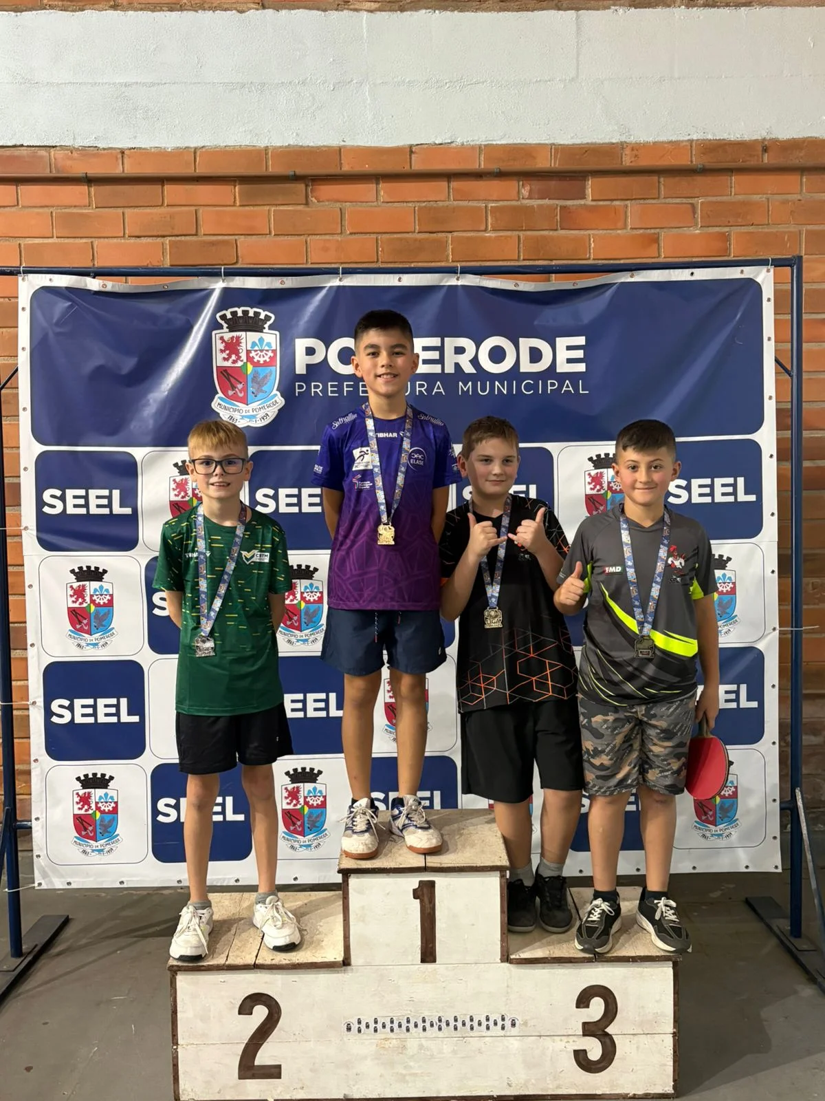 São Bento do Sul conquista 20 medalhas em etapa da Liga Litorânea de Tênis de Mesa
