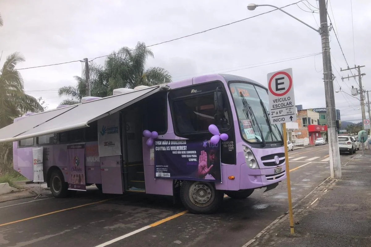 “Ônibus Lilás” atendeu 4,6 mil mulheres de março a maio