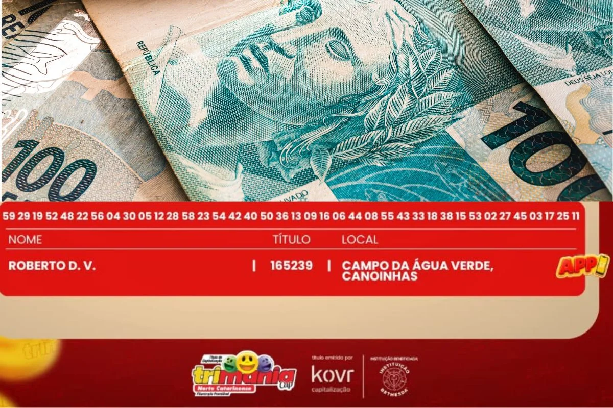 Morador da região leva R$ 500 mil na Trimania