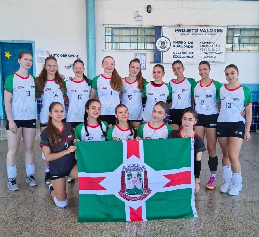 São Bento do Sul garante duas vagas no Estadual dos Joguinhos Abertos e leva título no futsal feminino