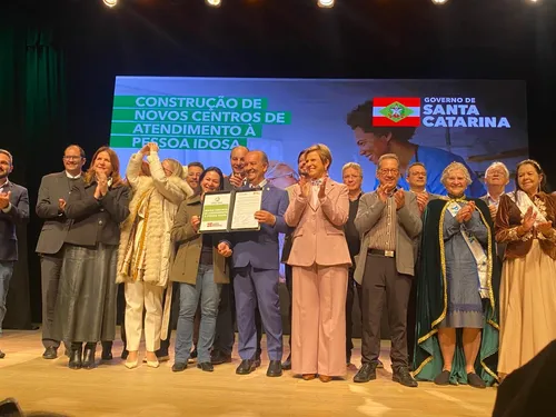 São Bento do Sul recebe ordem de serviço para construção do Centro de Atendimento à Pessoa Idosa