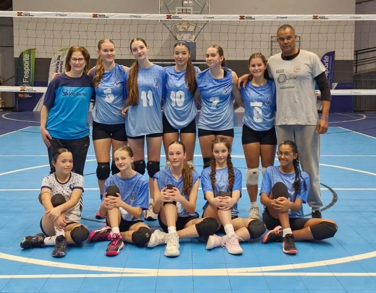 São Bento do Sul fecha Jesc entre as seis melhores de SC e mantém grande fase no vôlei feminino