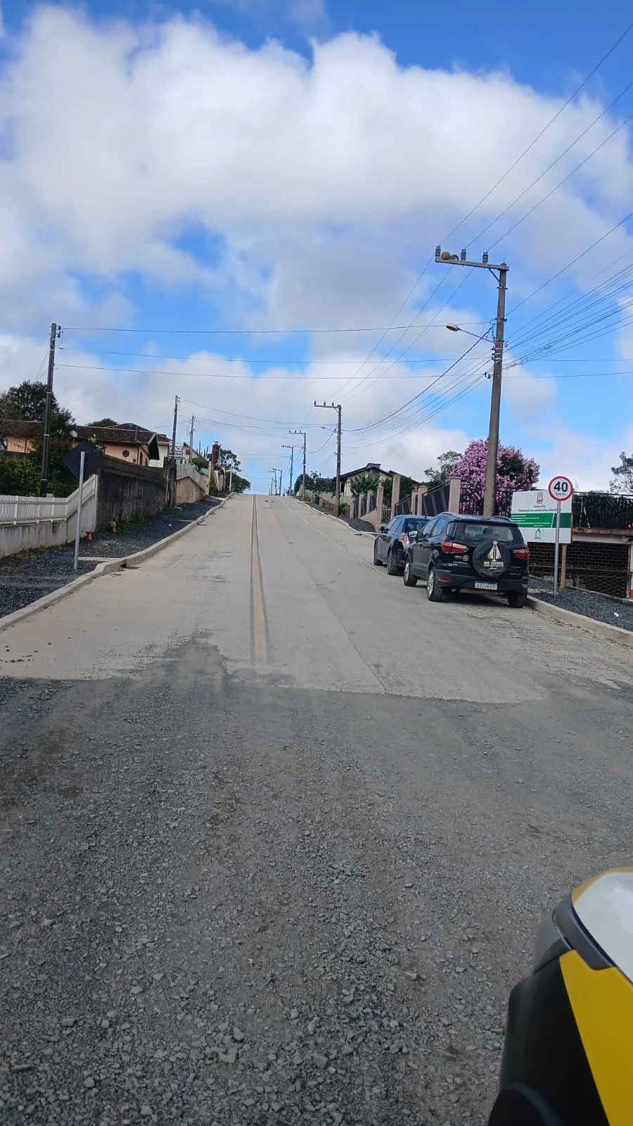 Detru reforça alerta para excesso de velocidade na Rua Carlos Klinger