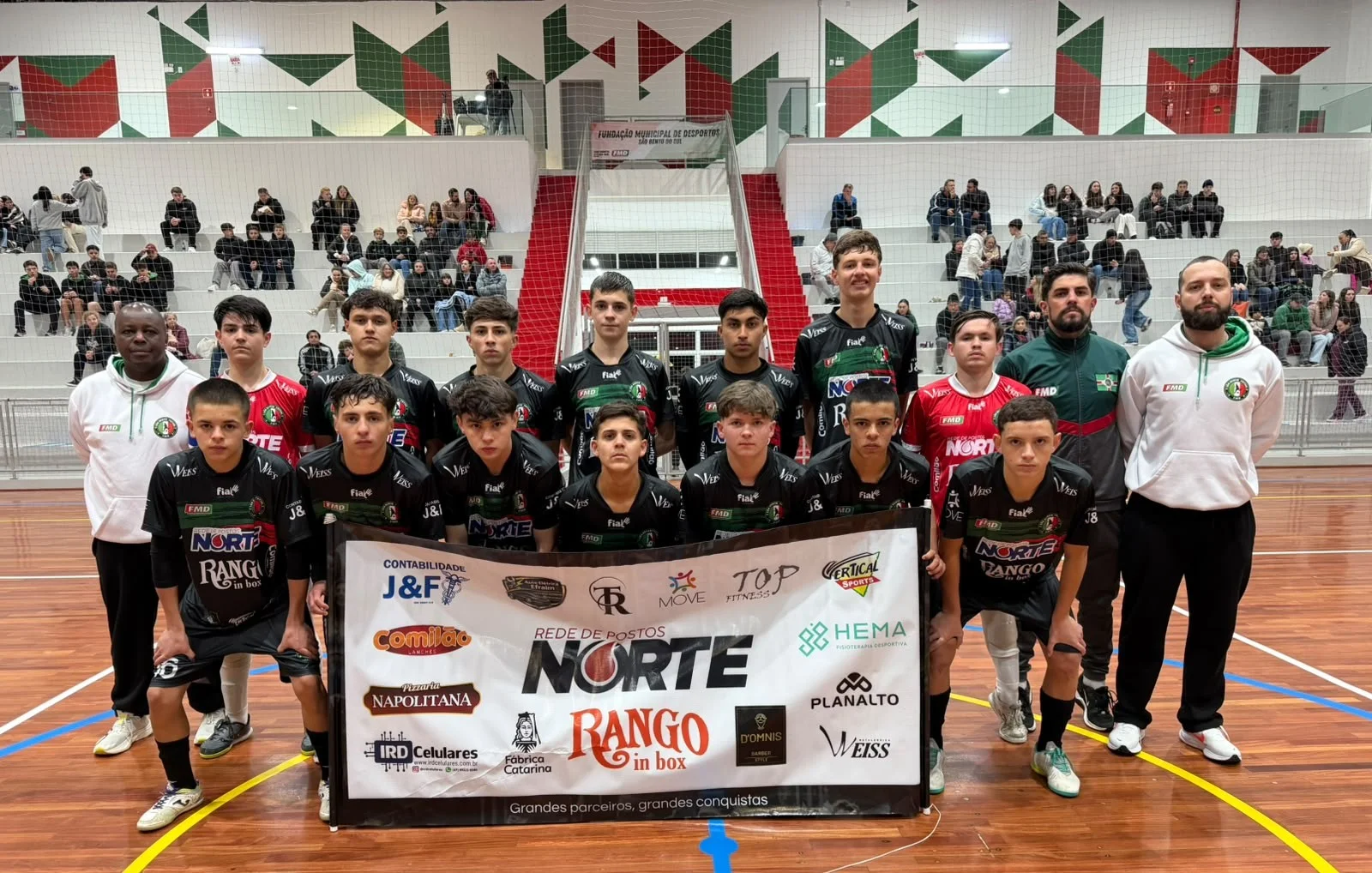 São Bento Futsal Sub-16 goleia Criciúma e assume vice-liderança do Estadual