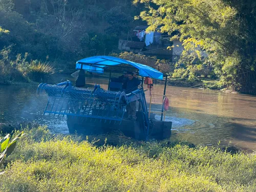 SAMAE, realiza limpeza preventiva no manancial de captação de água
