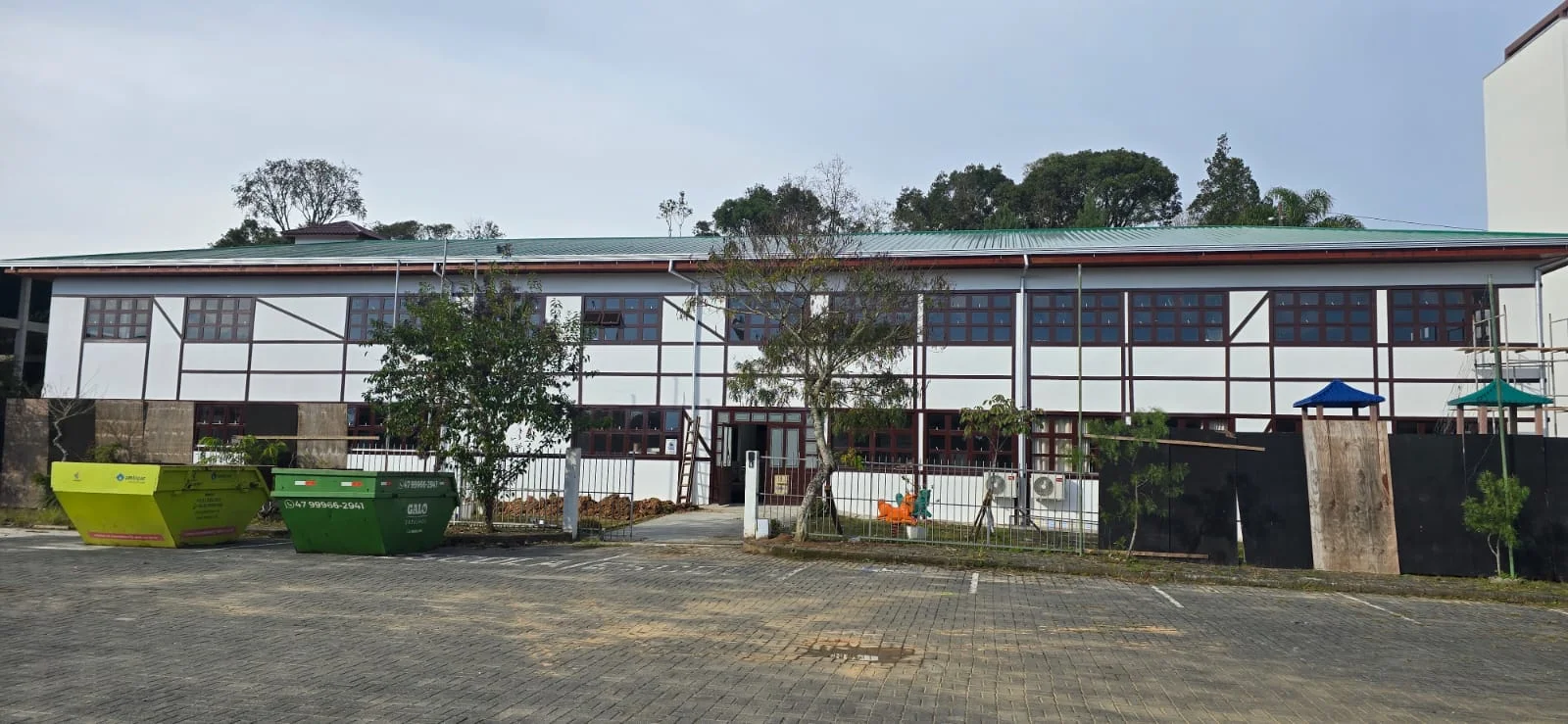 Obra de R$ 891 mil vai ampliar estrutura esportiva e pedagógica da escola no Boehmerwald