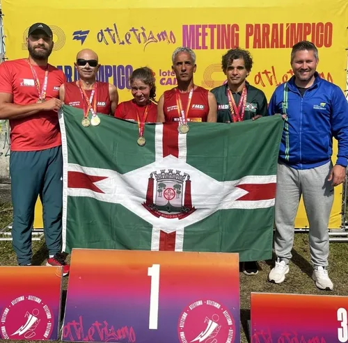 Atletismo Paralímpico de São Bento do Sul conquista seis medalhas no Meeting Loterias Caixa