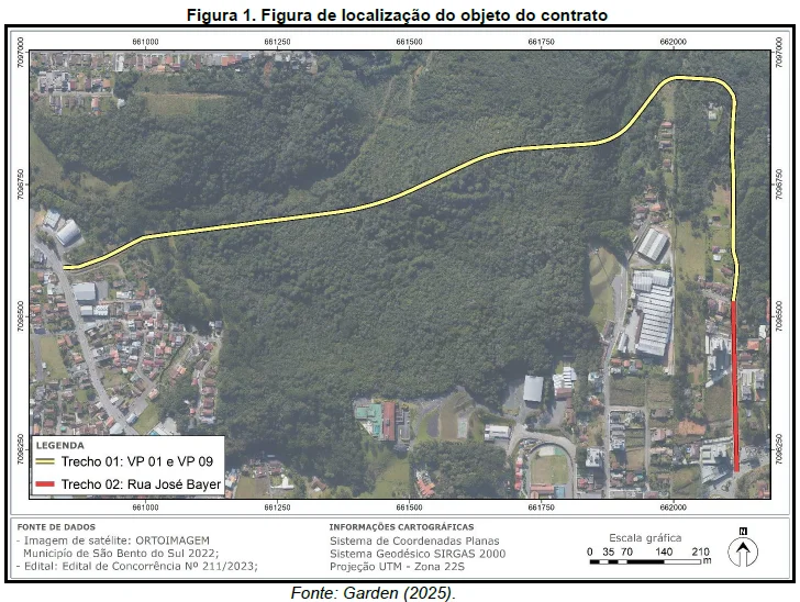 Prefeitura disponibiliza projetos do Contorno Norte no GeoBensul para consulta da população