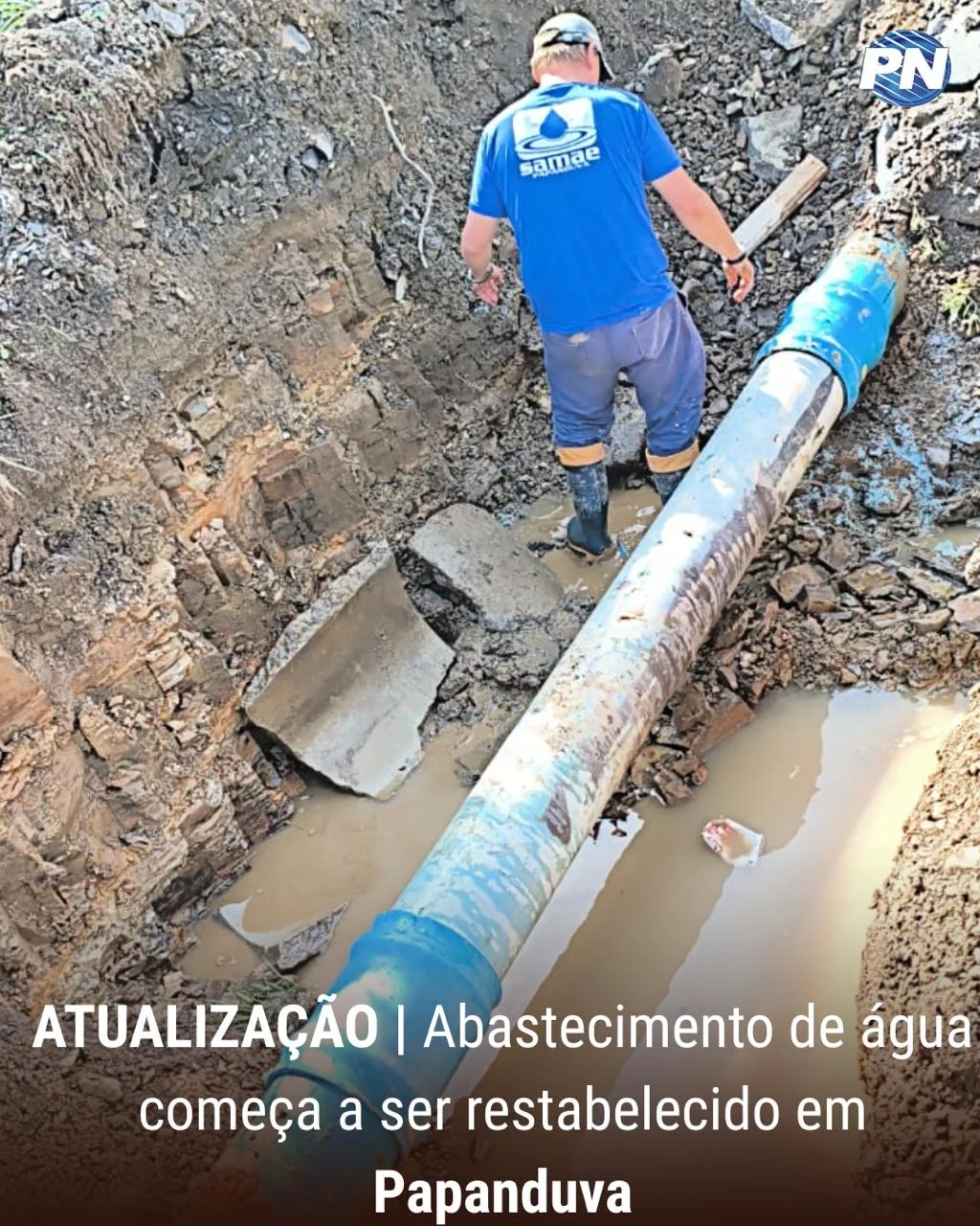 ATUALIZAÇÃO | Abastecimento de água começa a ser restabelecido em Papanduva