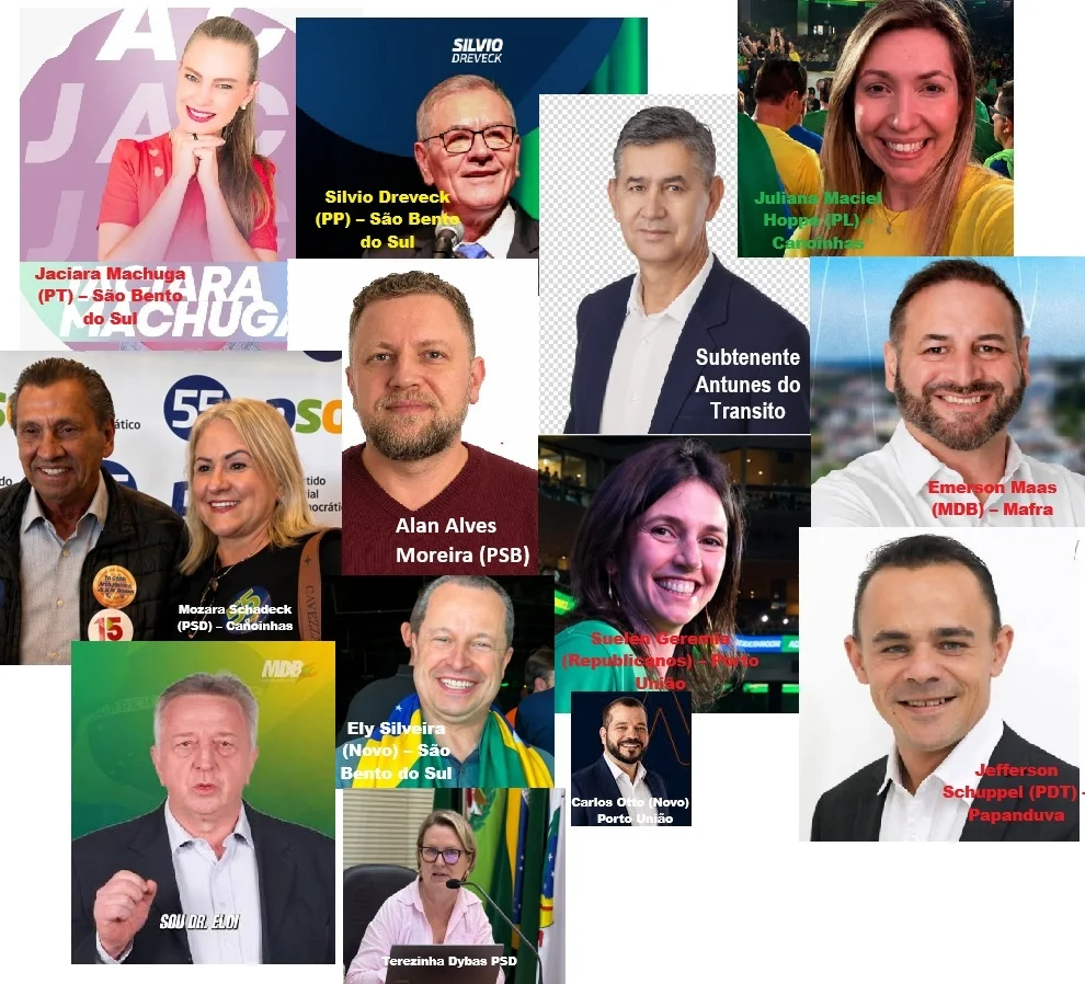 Convenções partidárias definem 16 candidatos do Planalto Norte à Alesc