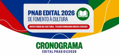 Prefeitura de Monte Castelo abre inscrições para o Edital PNAB 01/2026 de fomento à cultura