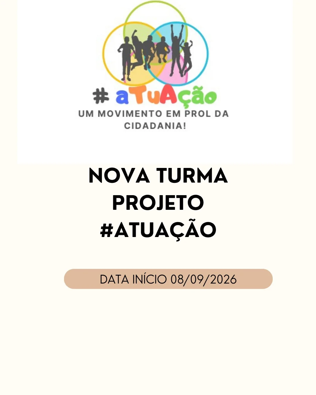 Projeto #AtuAção abre inscrições para adolescentes de 14 a 17 anos em São Bento do Sul