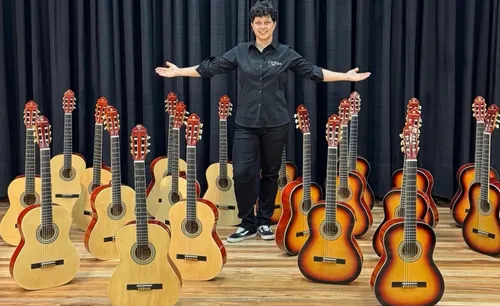 Oficina de Violão abre 20 vagas gratuitas para jovens de 10 a 13 anos em São Bento do Sul