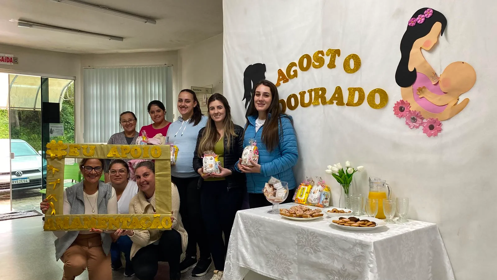 Unidade de Saúde do Lençol promove roda de conversa sobre gestação e amamentação