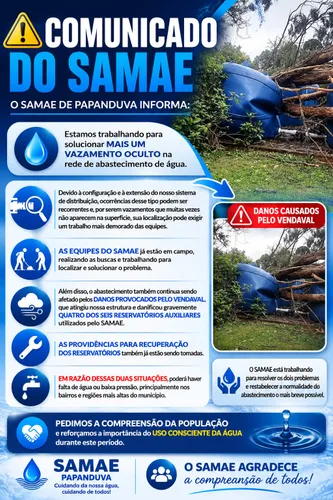 COMUNICADO DO SAMAE