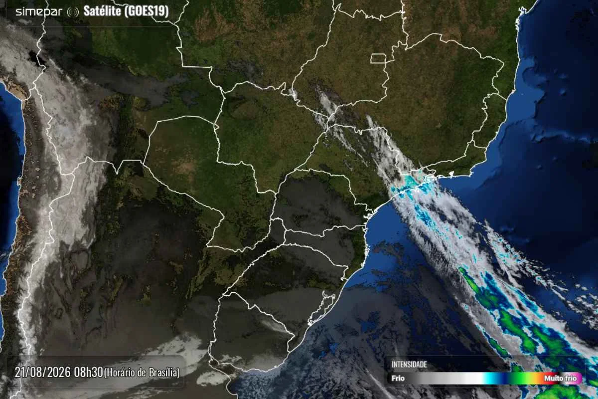 Massa de ar frio e seco chega a Papanduva