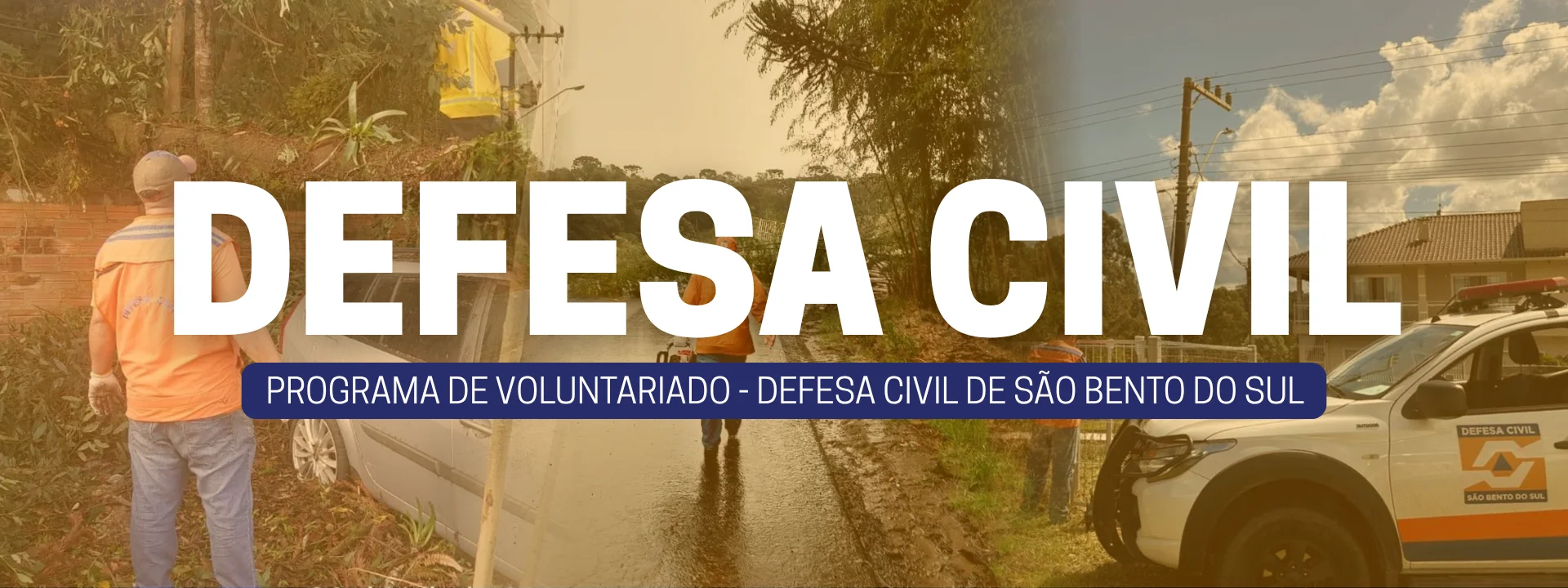 São Bento do Sul lança programa para formar rede de voluntários em situações de emergência