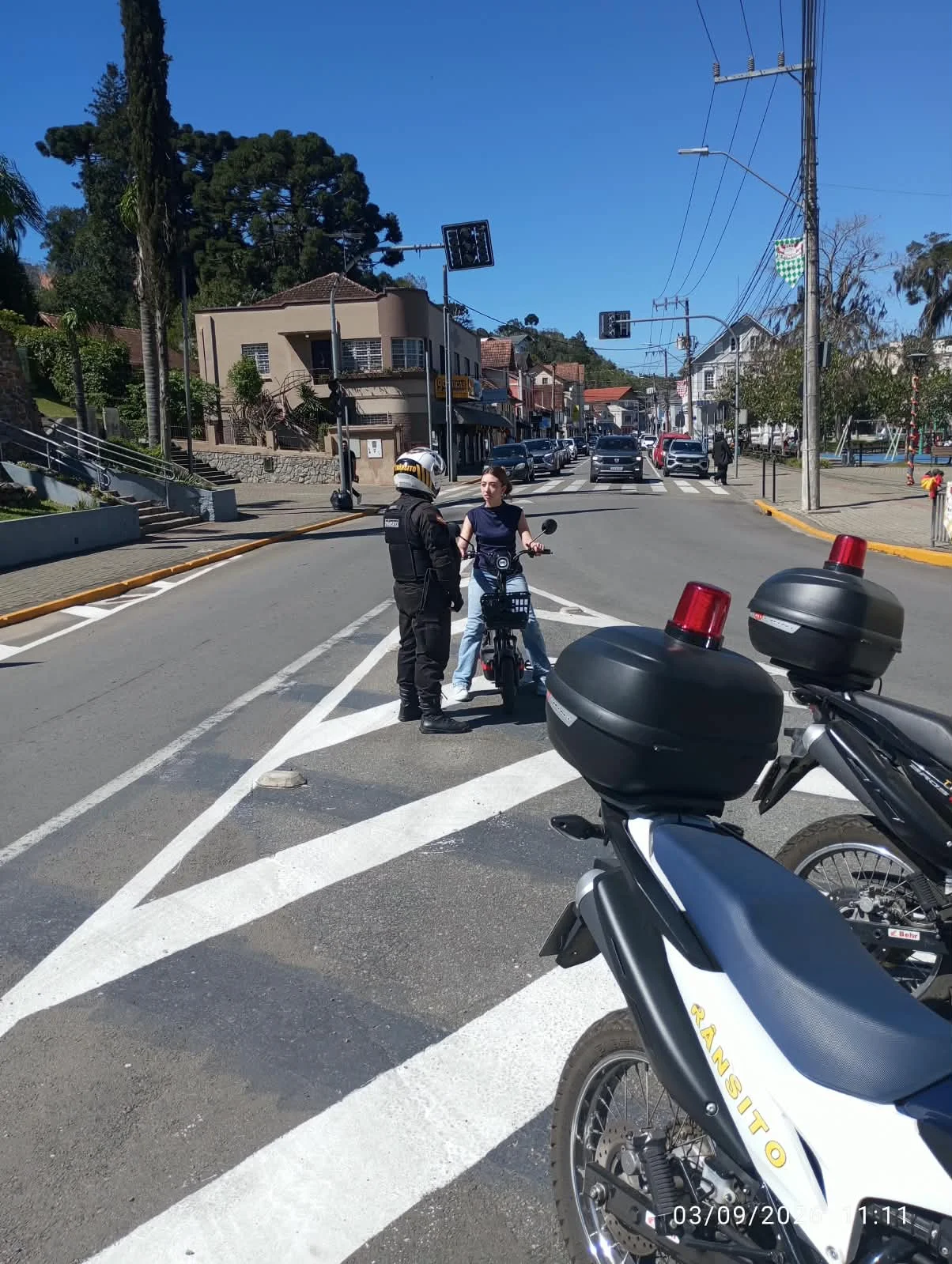 Detru reforça orientações para uso seguro de motos e bicicletas elétricas em São Bento do Sul