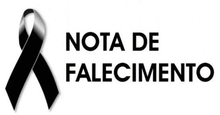 NOTA DE FALECIMENTO