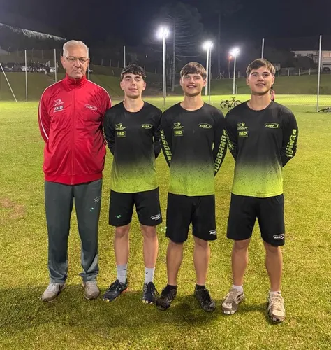 São Bento do Sul tem três atletas convocados para a Seleção Brasileira Sub-16 de Punhobol