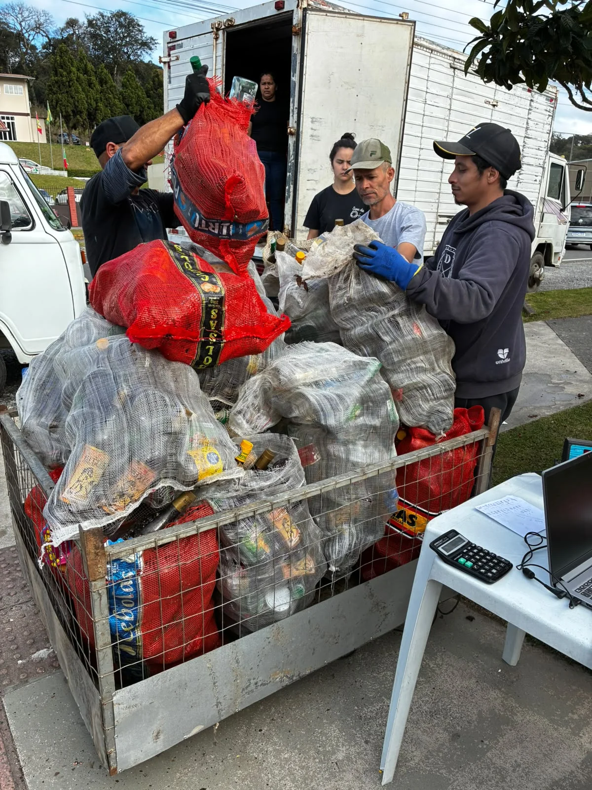 Câmbio Verde recolhe mais de 5,6 toneladas de recicláveis em São Bento do Sul