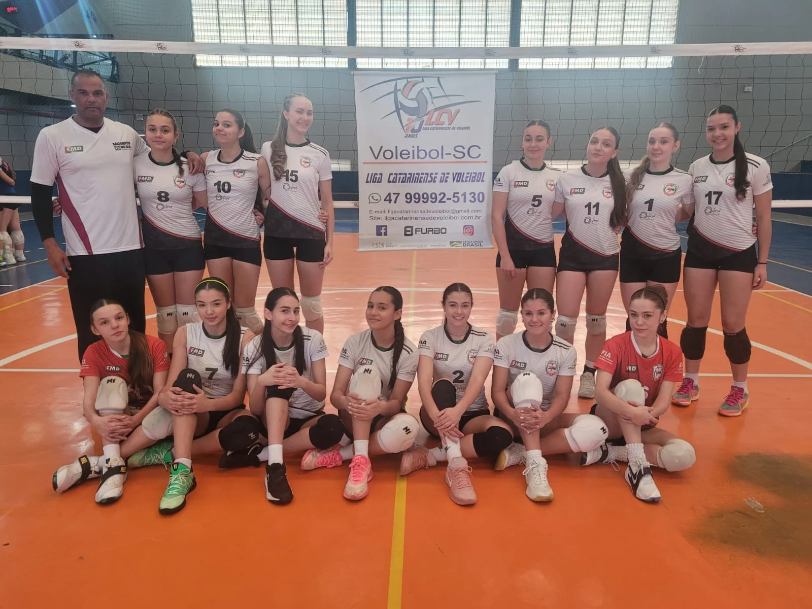 FMD São Bento do Sul disputa Final Ouro da Liga Catarinense de Voleibol Sub-17 neste domingo