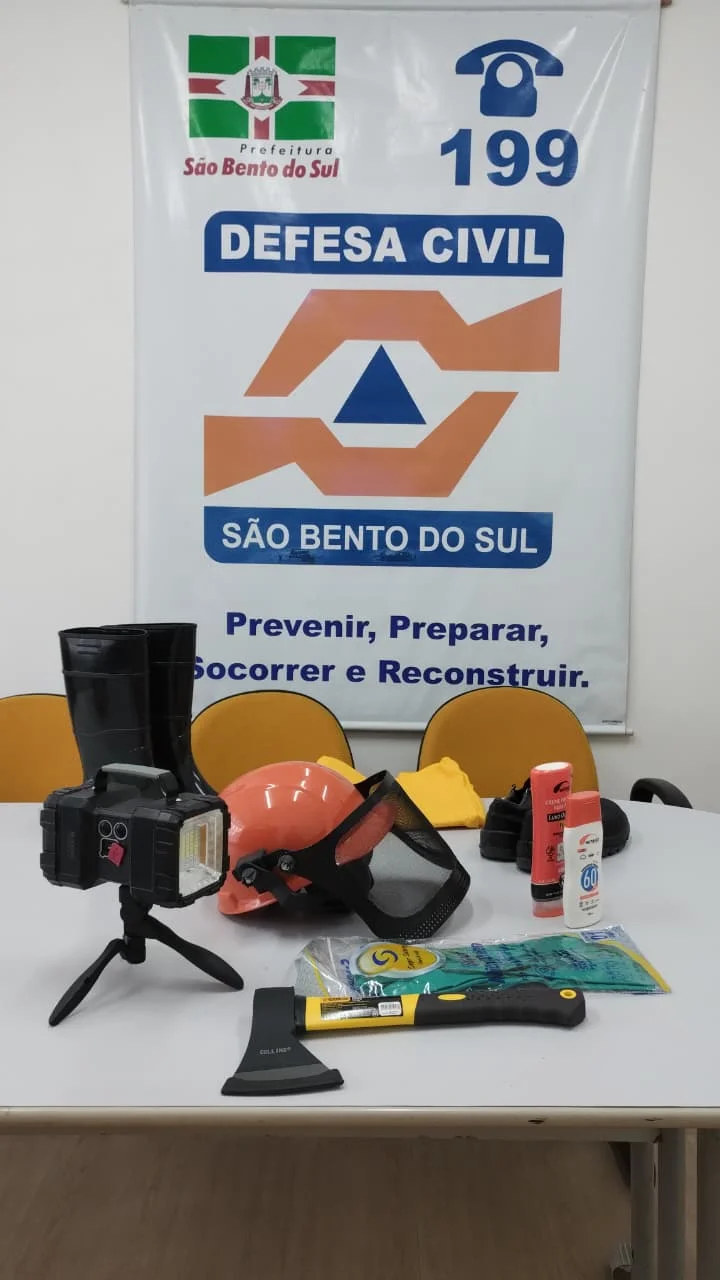 Defesa Civil reforça estrutura para atendimento em emergências e desastres em São Bento do Sul