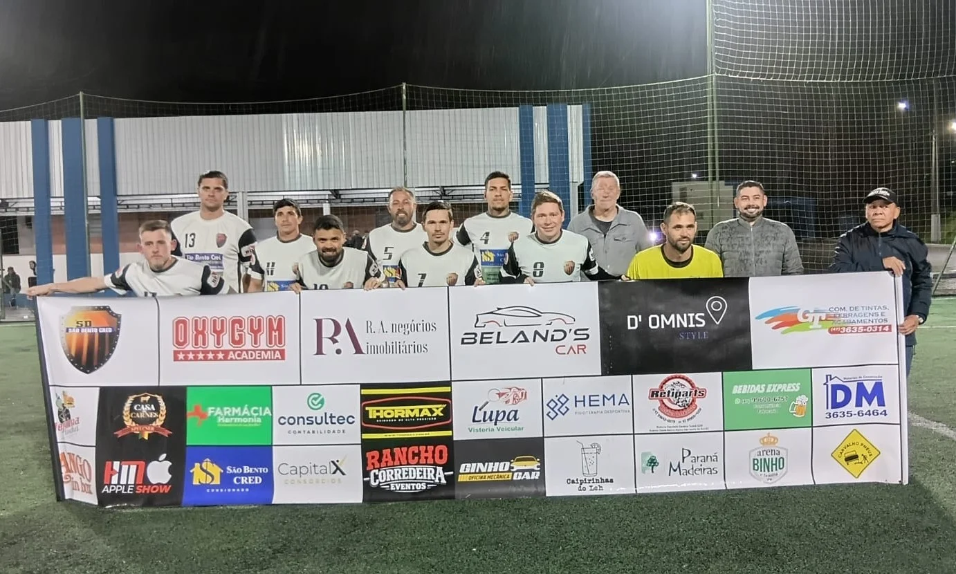 Society da 1ª Divisão começa com 25 gols em três partidas em São Bento do Sul