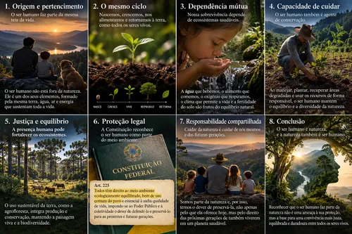 O SER HUMANO TAMBÉM É NATUREZA