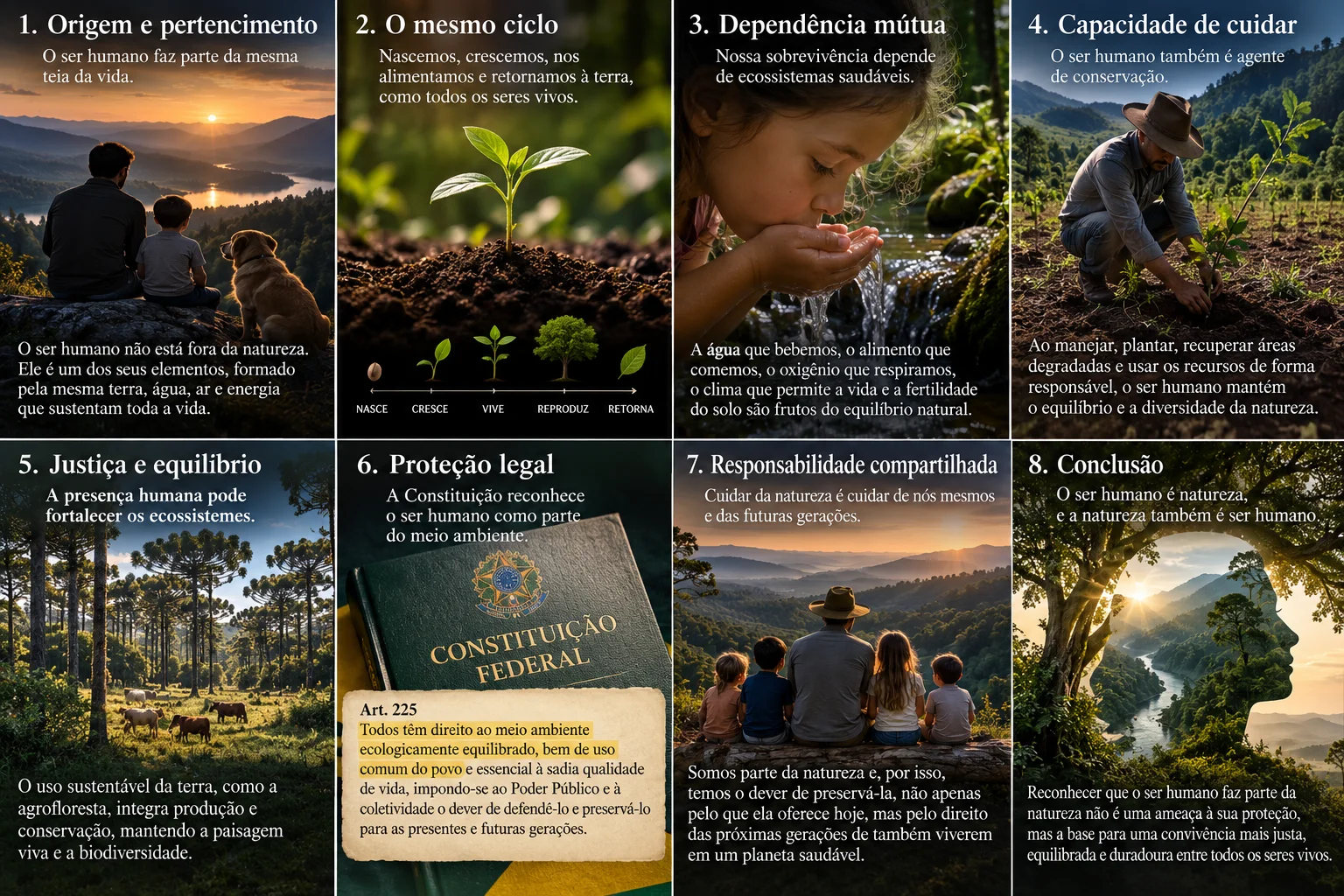 O SER HUMANO TAMBÉM É NATUREZA