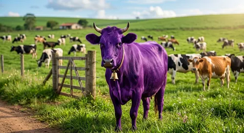 Dicas de Marketing para a sua Empresa: A Teoria da Vaca Roxa