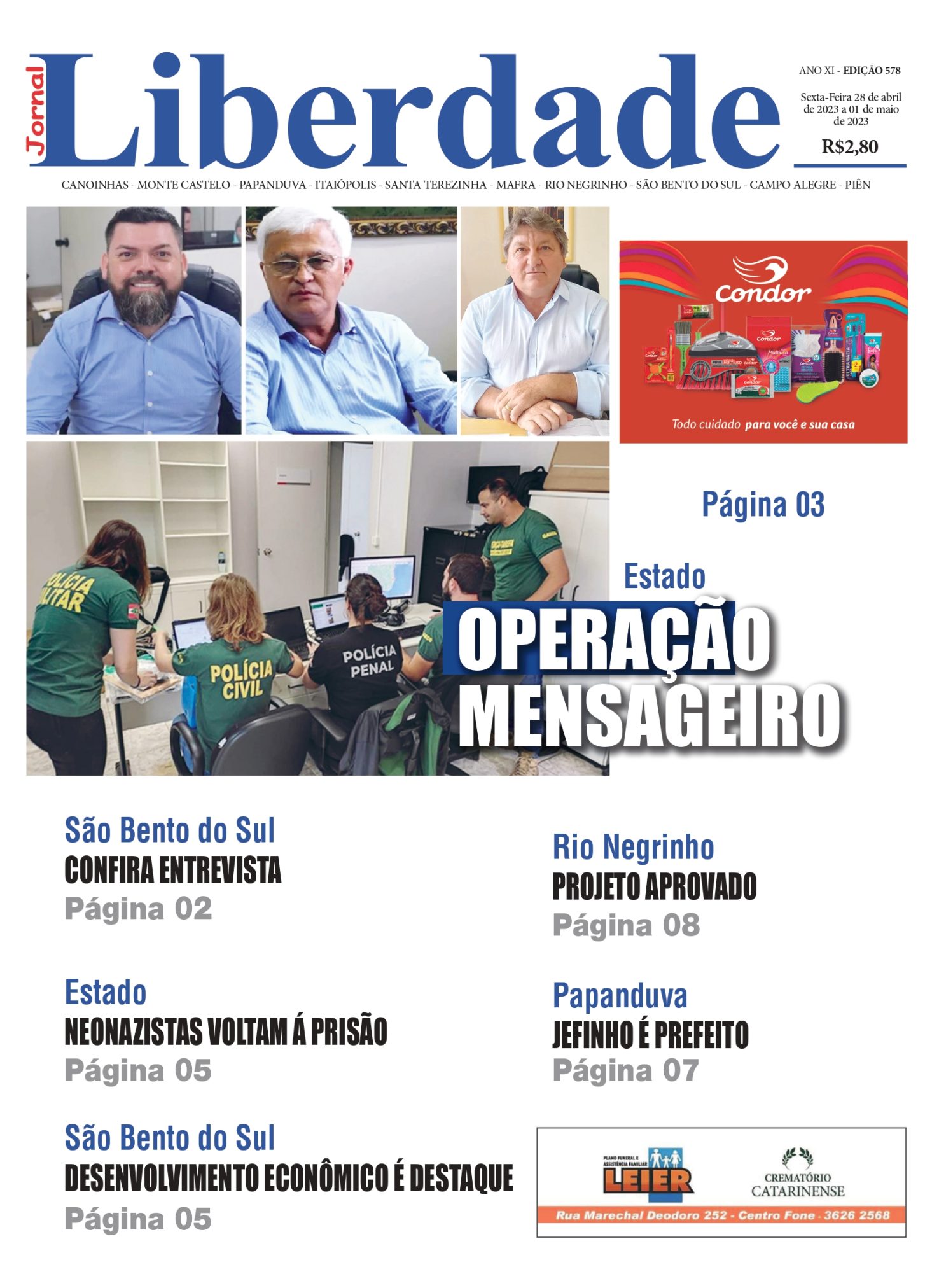 Imagem para matéria Edição 578 