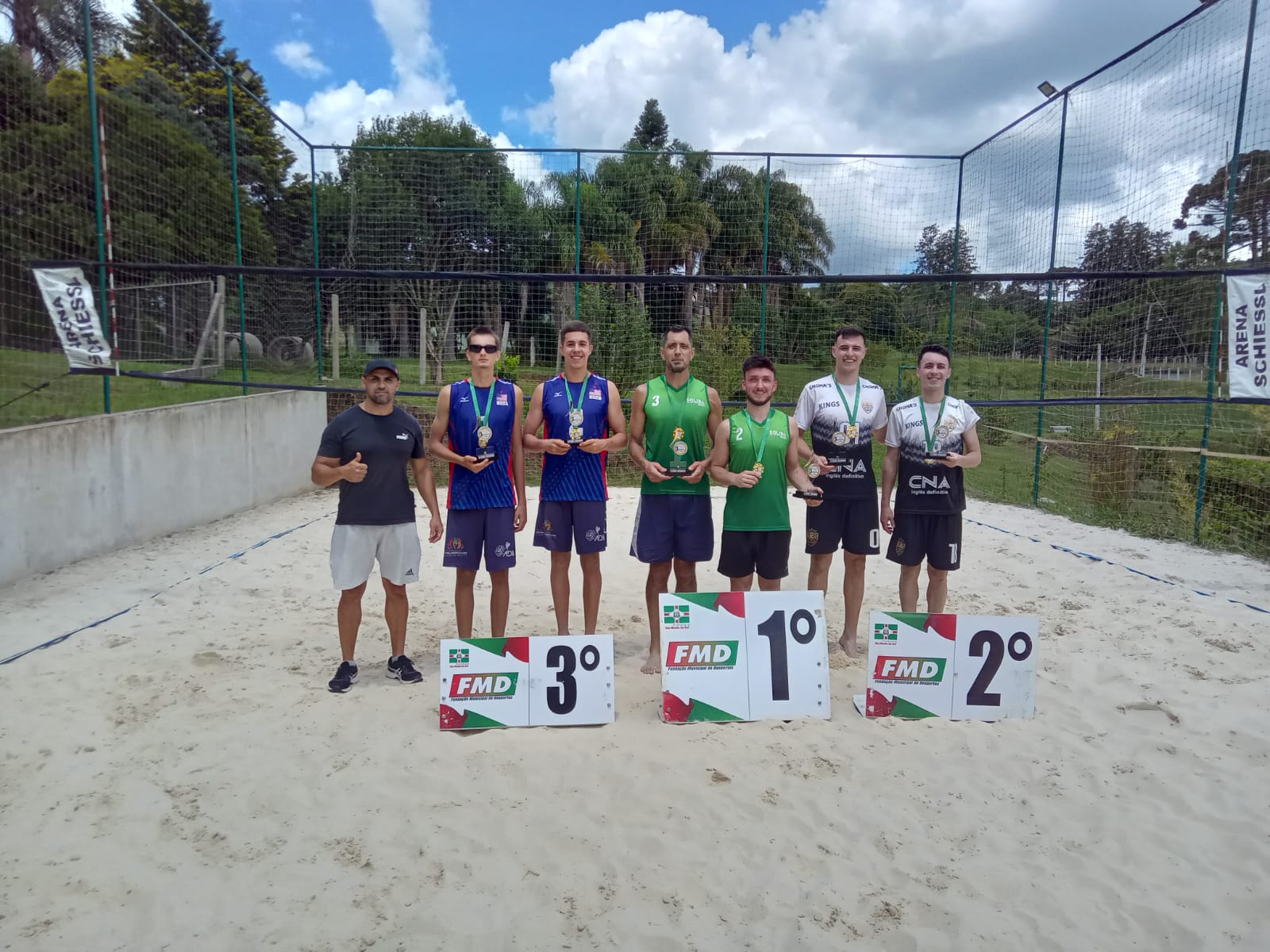 Imagem para matéria Campeonato Masculino de Vôlei de Areia tem campeões consagrados 